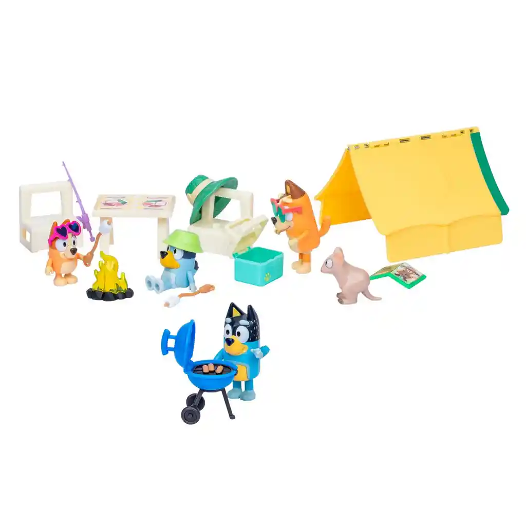 Bluey Playset Campamento