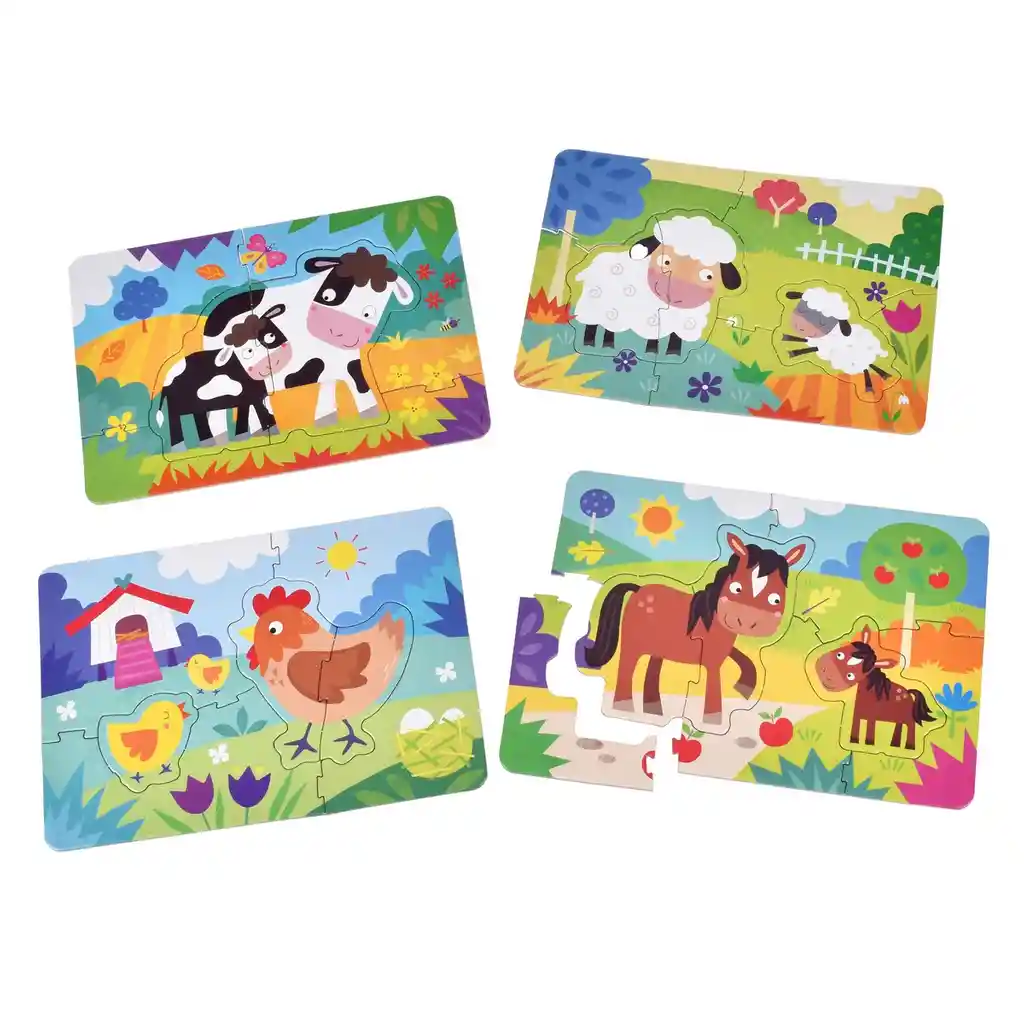 Set Mis Primeros 4 Puzzles Educa