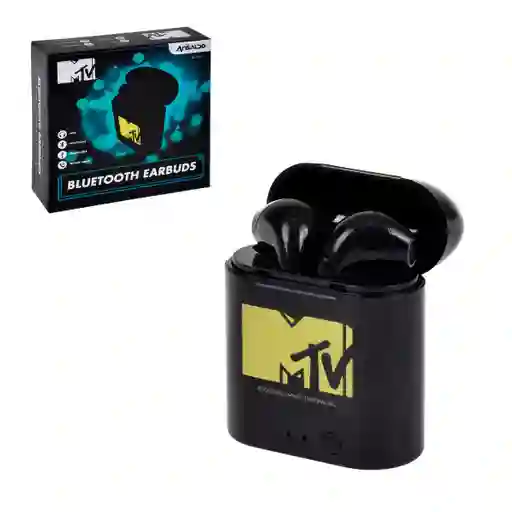 Audífono In Ear Con Estuche Recargable Bluetooth Mtv