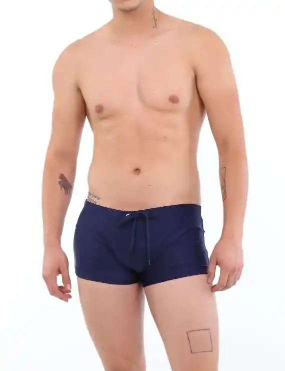 Short Bóxer Para Hombres Azul Marino Xxl