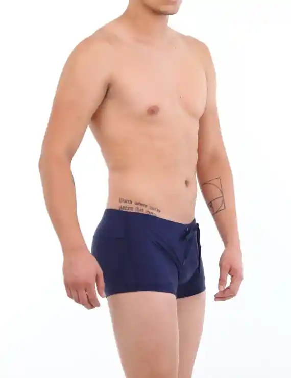 Short Bóxer Para Hombres Azul Marino Xxl