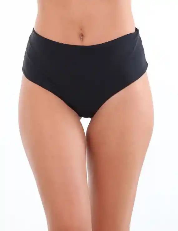 Bikini Calzón Colaless Tiro Alto Negro L