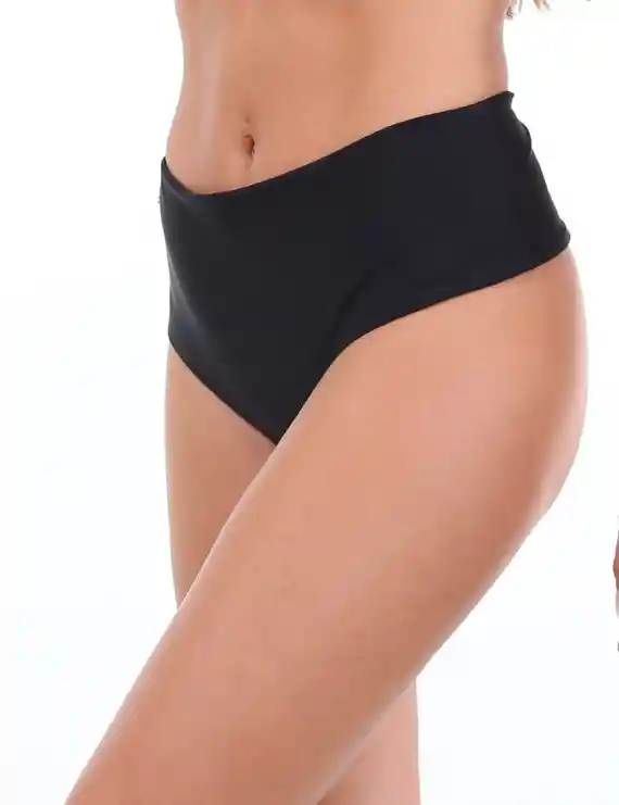 Bikini Calzón Colaless Tiro Alto Negro L