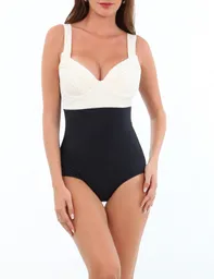 Traje De Baño Reductor Beige M
