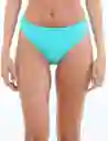 Bikini Tanga Drapeada Tiro Alto Verde L