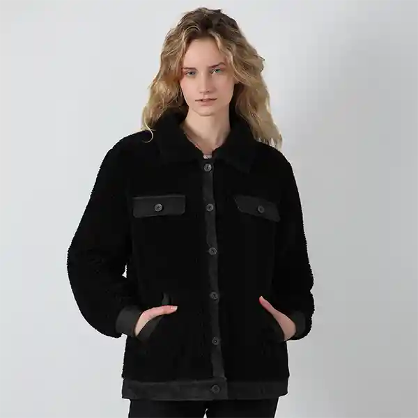 Chaqueta Chiporro Abuca Negro Xs Mujer Raindoor