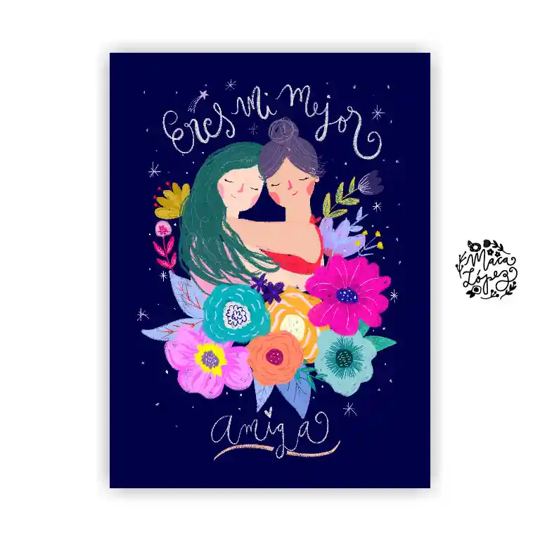 Print 13x18 Variedades Eres Mi Mejor Amiga