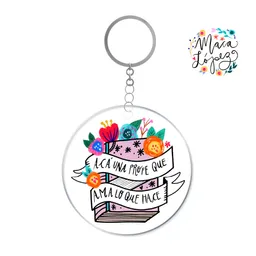 Llavero Aca Una Profe