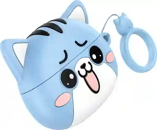 Audifonos Inalambricos Bluetooth Tws In Ear Hoco Ew48 Gato Azul