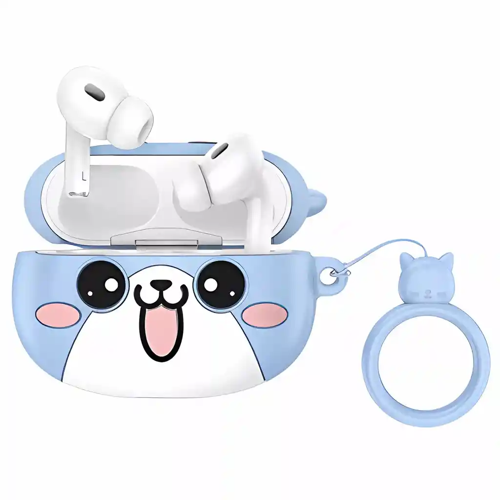 Audifonos Inalambricos Bluetooth Tws In Ear Hoco Ew48 Gato Azul