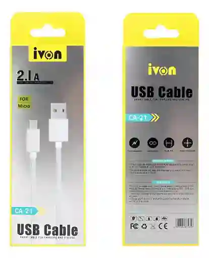 Cable Usb- Micro- Ca21- Ivon