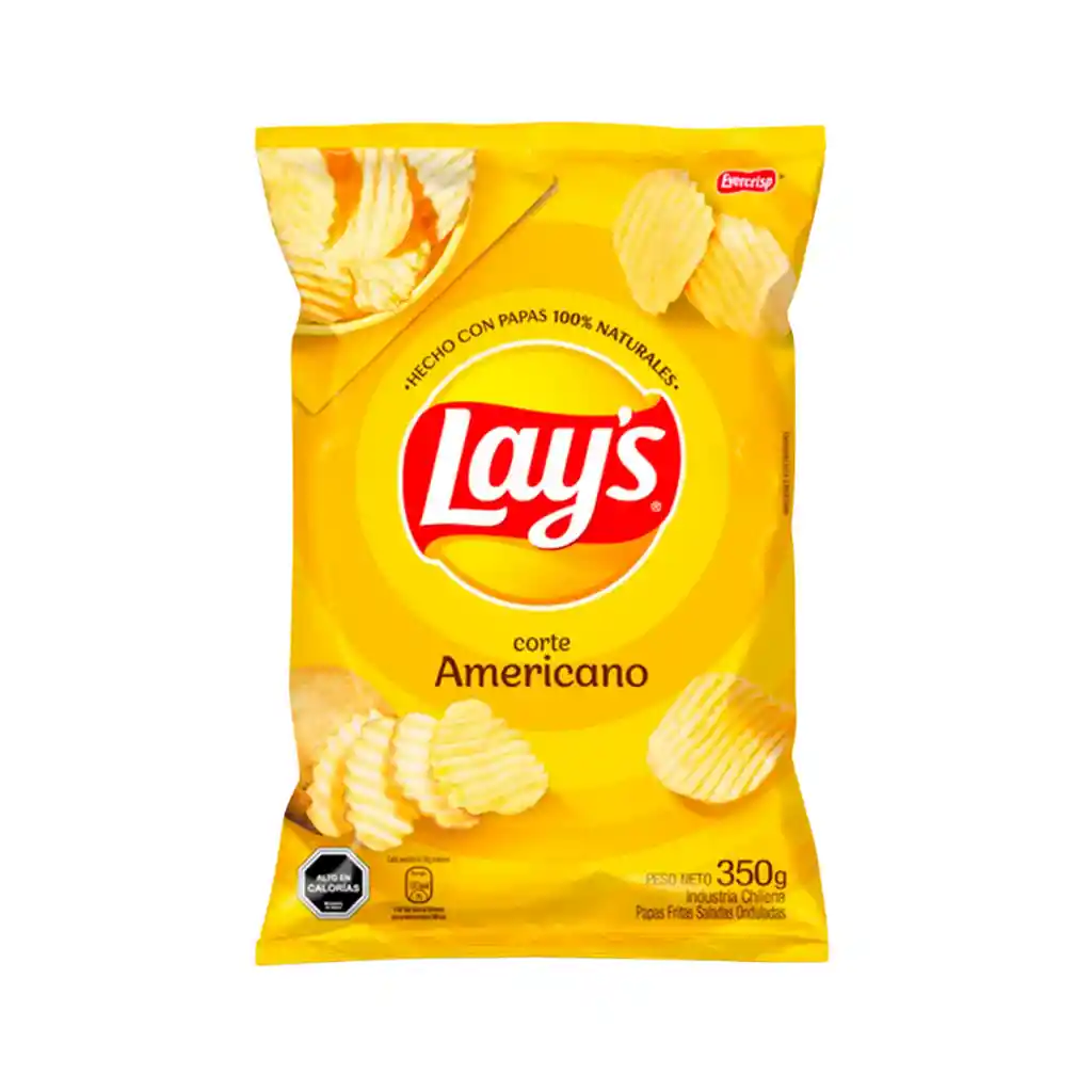 Lays Papas Corte Americano 350gr