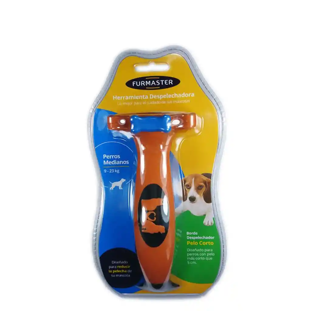 Furmaster Despelechadora Para Perros Medianos – Pelo Corto