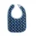 Set De 2 Baberos Impermeables Azul