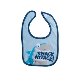 Set De 2 Baberos Impermeables Azul