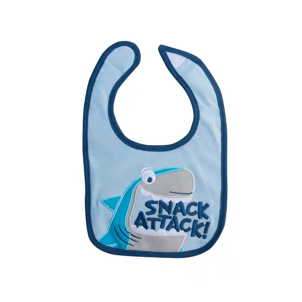 Set De 2 Baberos Impermeables Azul