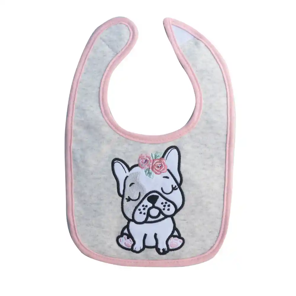 Set De 2 Baberos Impermeables Gris