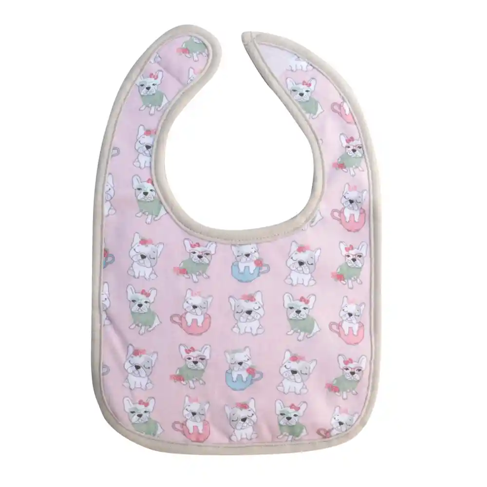 Set De 2 Baberos Impermeables Gris