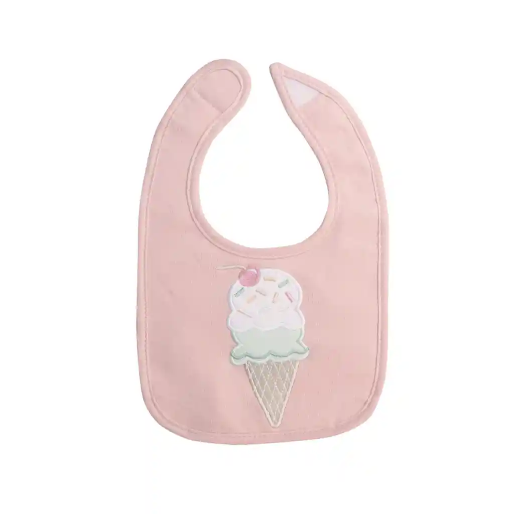 Set De 2 Baberos Impermeables Rosa