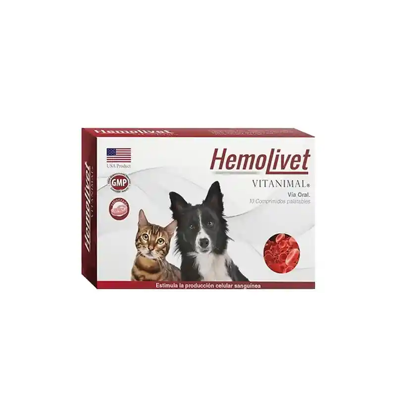 Hemolivet – 10 Comprimidos