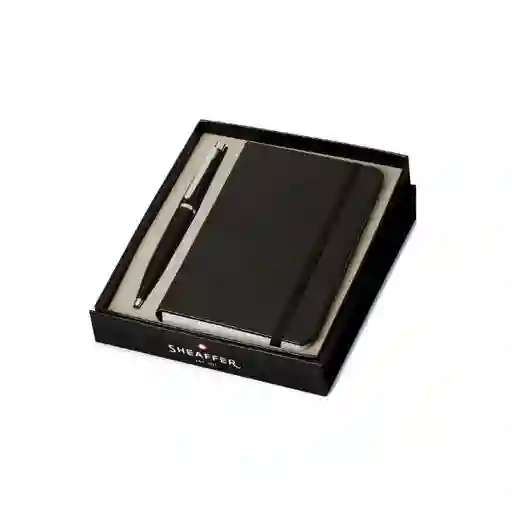 Set Bolígrafo Sheaffer Vfm Negro Y Libreta