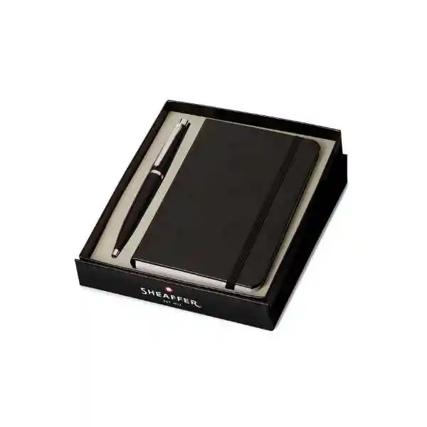 Set Bolígrafo Sheaffer Vfm Negro Y Libreta
