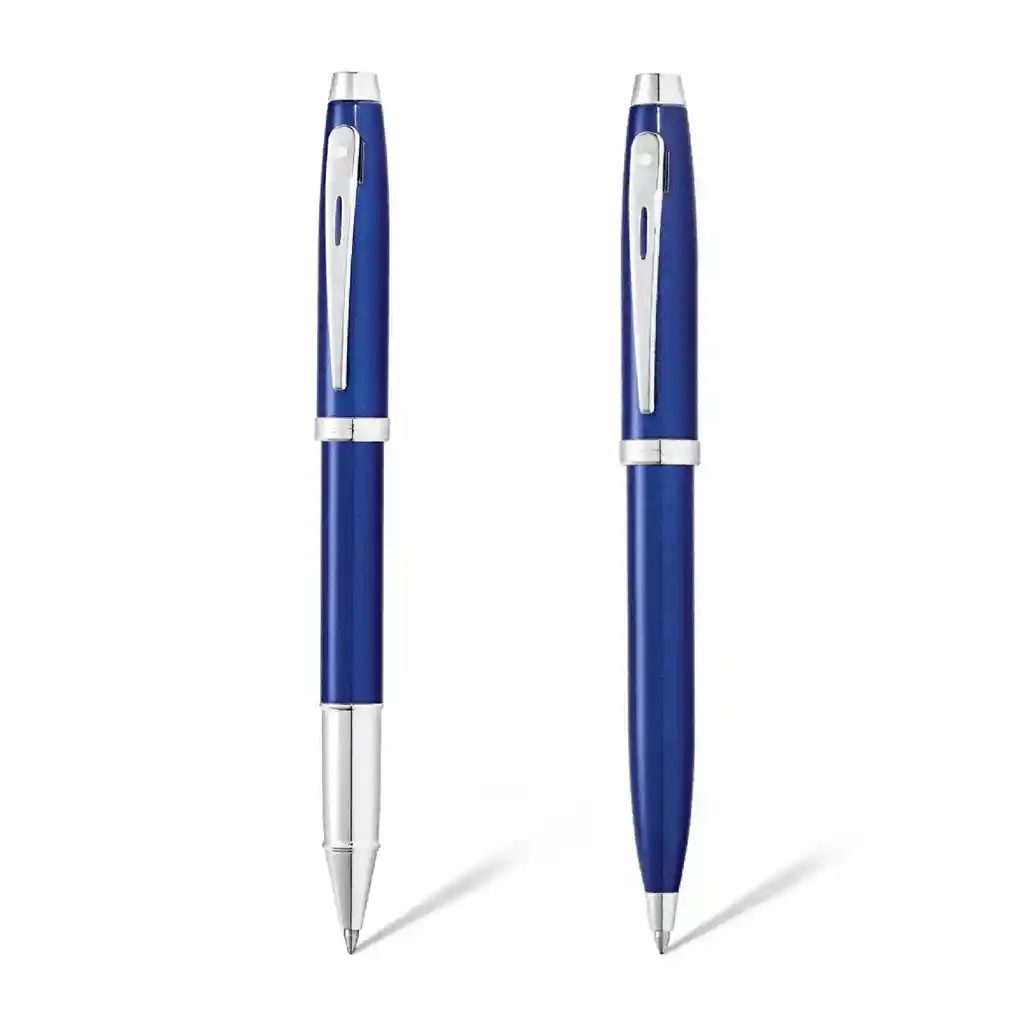 Set Sheaffer Serie 100 Roller Y Bolígrafo Azul Glossy