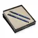 Set Sheaffer Serie 100 Roller Y Bolígrafo Azul Glossy
