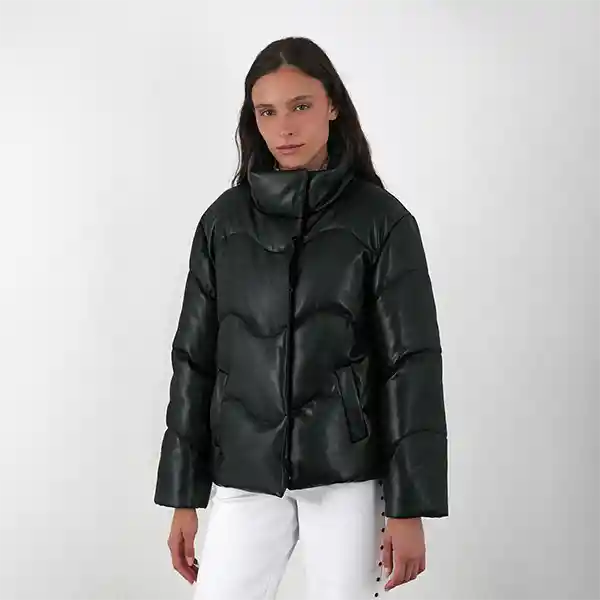 Puffa Pu Diagonal Negro S Mujer Raindoor