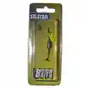 Spinner Silstar 3g 5cms #1 Bell Spring Puntos Rojos Sobre Amarilo Reverso Plateado