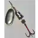 Spinner Silstar 3g 5cms #1 Bell Spring Puntos Rojos Sobre Amarilo Reverso Plateado