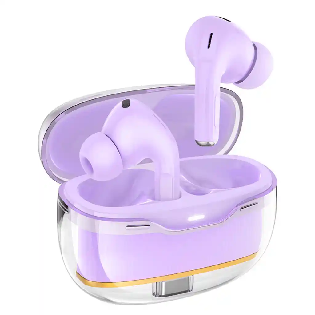 Audifonos Inalambricos Bluetooth In Ear 20hrs Hoco Ew54 Morado