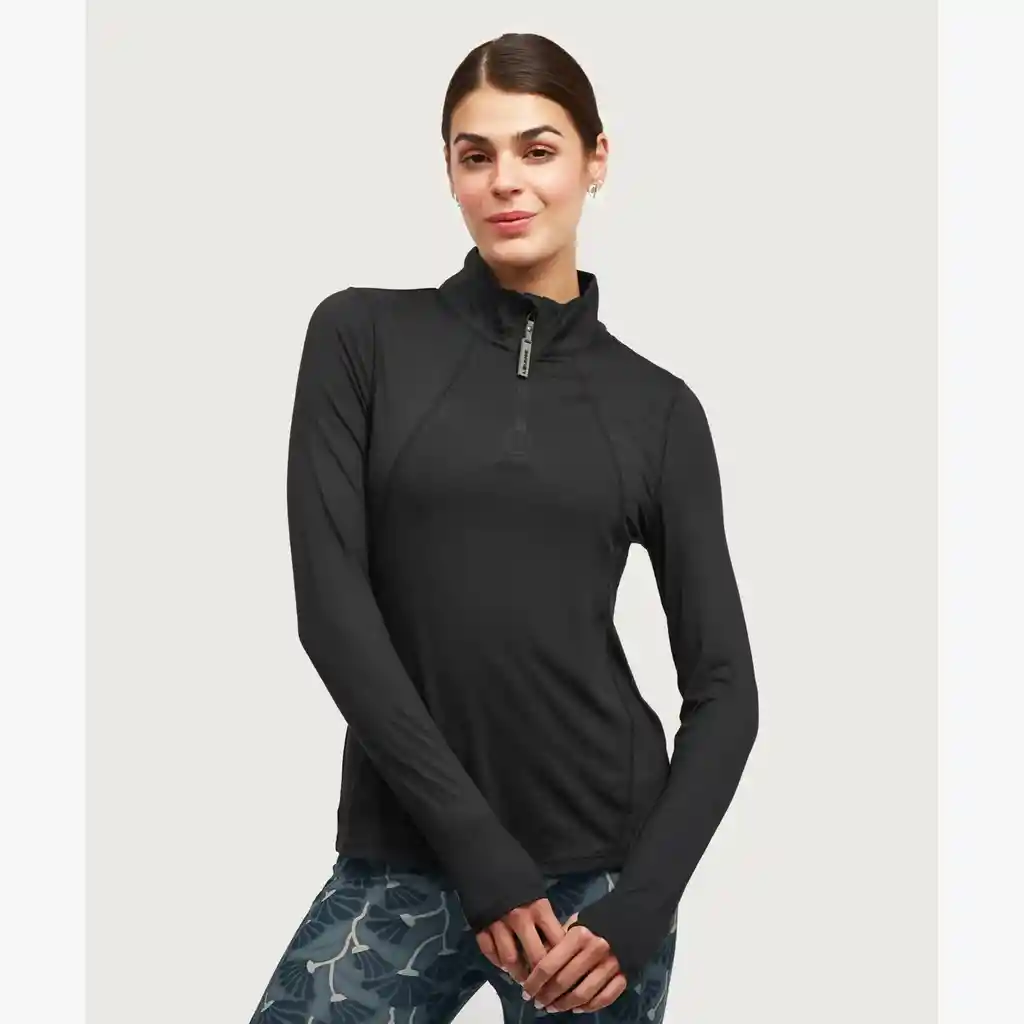 Polerón Mujer Primera Capa L Negro