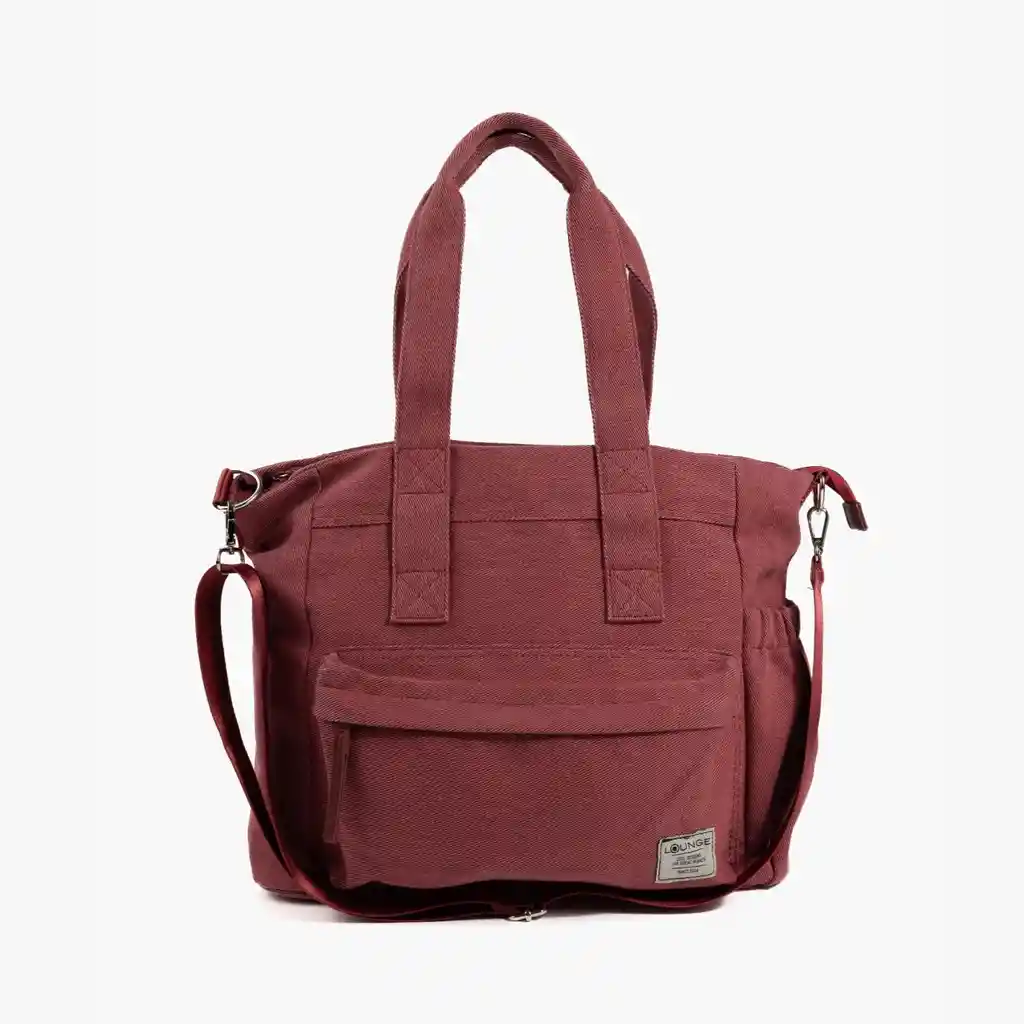 Cartera De Hombro Mujer Jeans Burdeo