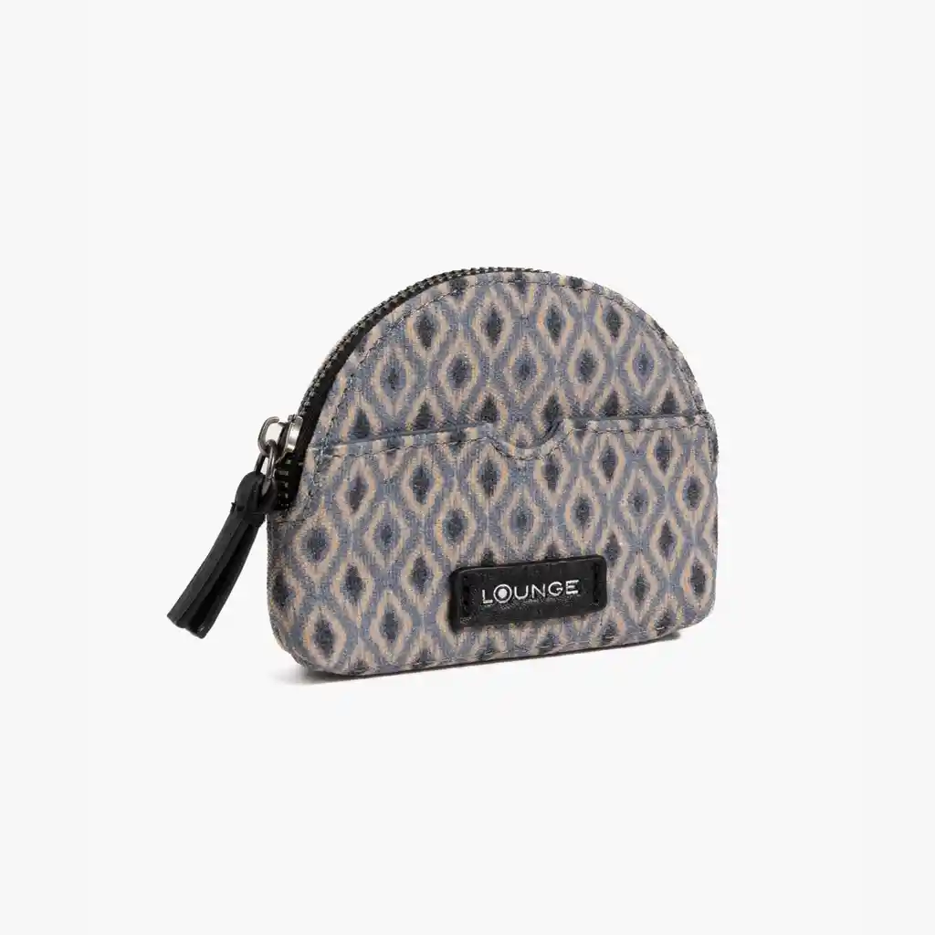 Monedero Mujer Estampado Azul