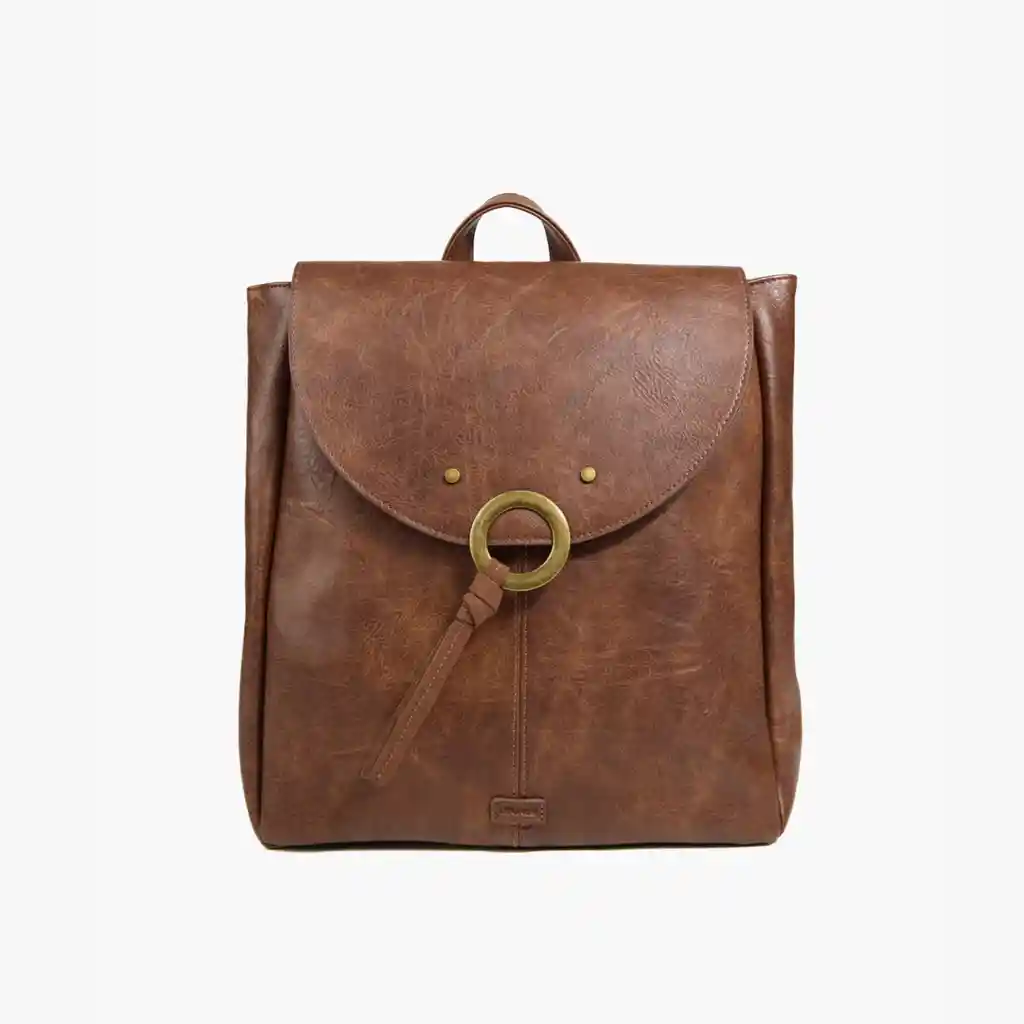 Mochila Mujer Argolla Café