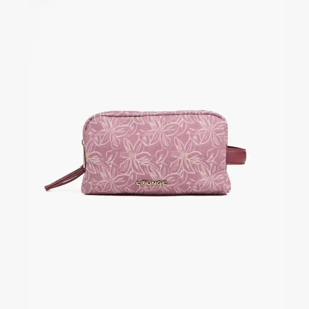 Estuche Mujer Estampado Multiuso Rosado