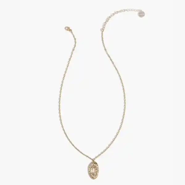 Collar Mujer Ovalado Dorado