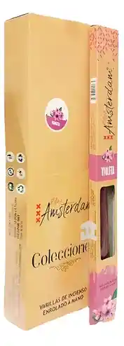 Incienso Rolling Amsterdam Violeta 10 Varillas