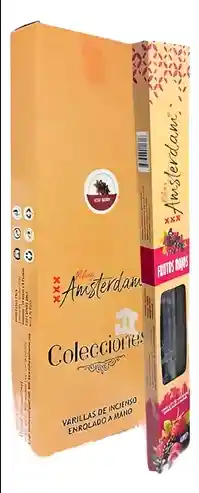 Incienso Rolling Amsterdam Frutos Rojos 10 Varillas