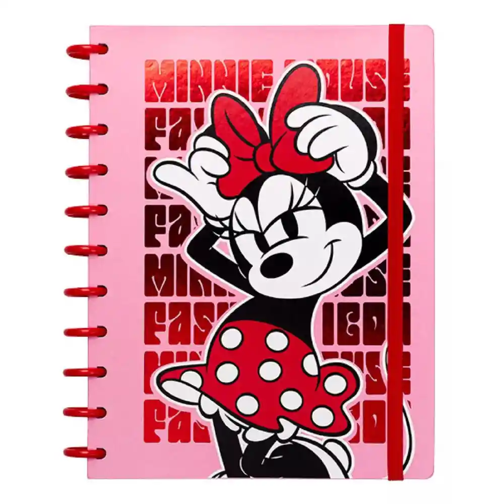 Cuaderno De Discos Loop Carta Minnie Mouse