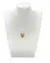 Collar Corazon Cristal Tornasol Swarovski Plata 925 + Caja