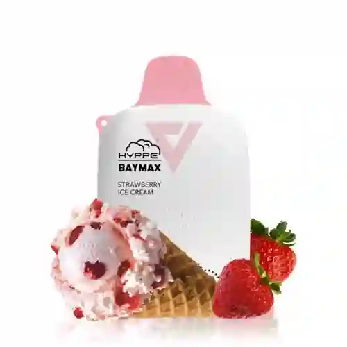 Cigarro Electrónico Vaper Desechable Hyppe Baymax 5000 Strawberry Ice Cream 4,5%