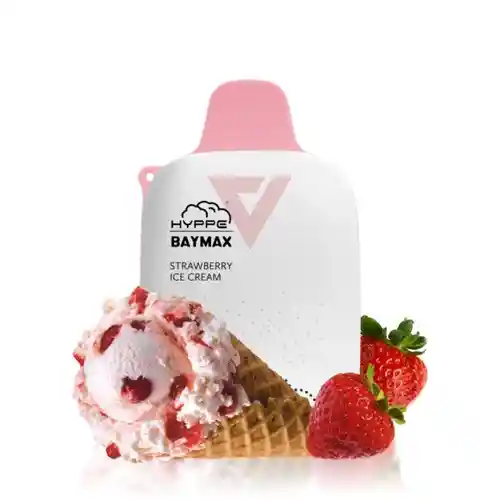 Cigarro Electrónico Vaper Desechable Hyppe Baymax 5000 Strawberry Ice Cream 4,5%