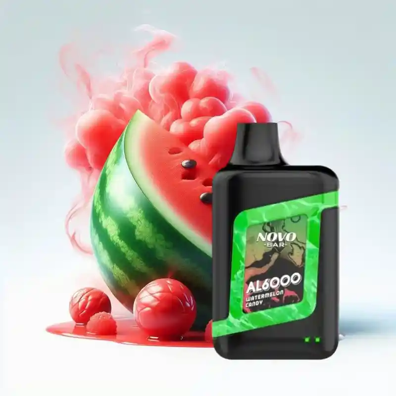 Cigarro Electrónico Vaper Desechable Smok Novobar Al6000 Watermelon Candy 4,5%