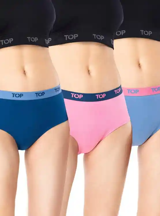 Pack 3 Pantaletas Top M206p3c3 Talla L