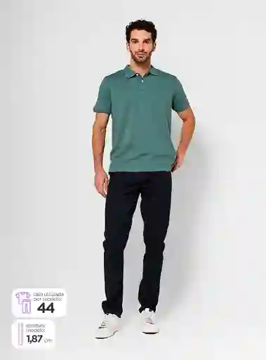 Pantalón Hombre Marquis Algodón Slim Cinturón Talla 44