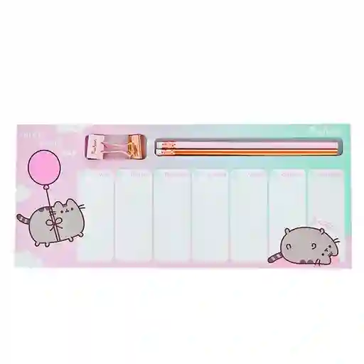 Planner Semanal Pusheen Mooving