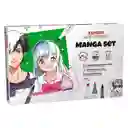 Iniciación Manga Alpino Con 12 Rotuladores Sketch, 2 Fineliners, Láminas Y Guia