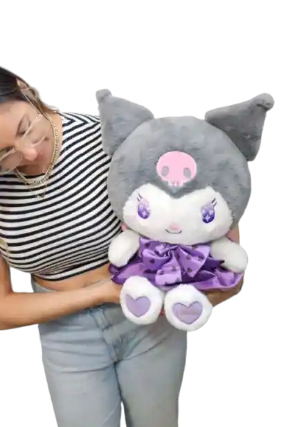 Peluche Plush Kuromi Sanrio Birthday Sanrio Original 43cm